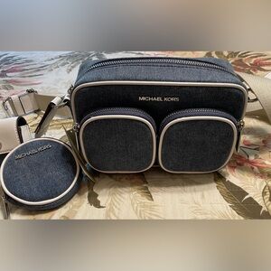 Michael Kors Denim Crossbody Bag NEW WITH TAGS